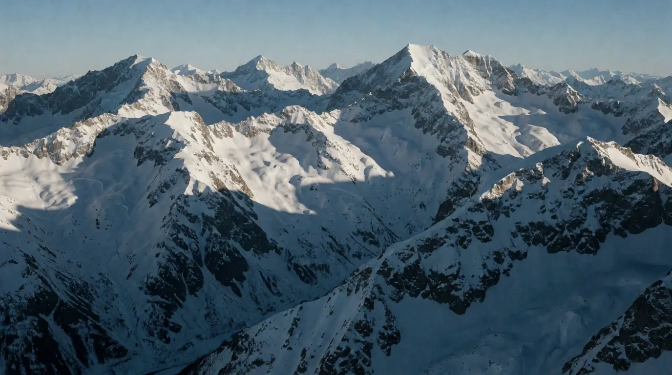 Schweizer Alpengipfel im Morgenlicht