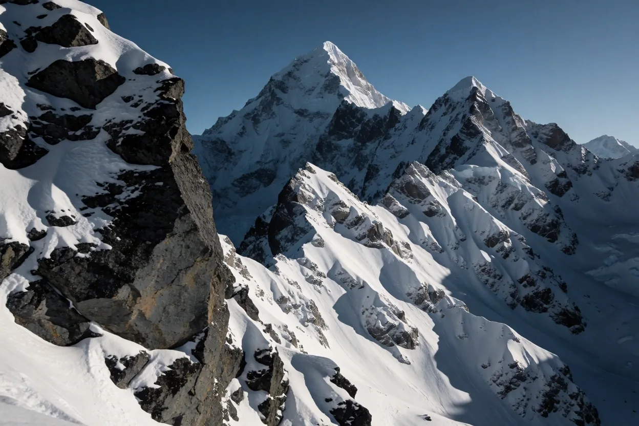 Alpine Topografie